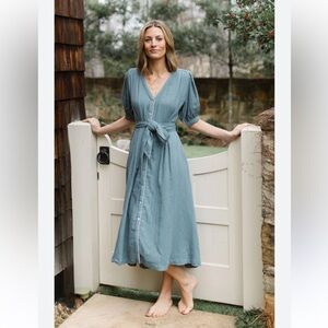 Baybala New With Tags Blaire Dress In Goblin Blue. No Belt. Size L‎